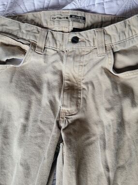 Carhartt Men's Relaxed Fit Khaki Work Pants